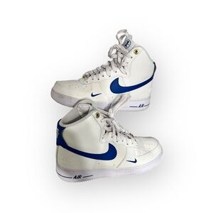 Nike Women's Air Force 1 High SE "40th Anniversary - Sail Blue Jay sz 9.5